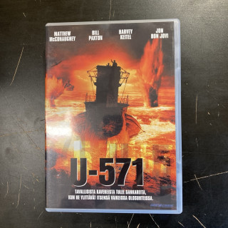 U-571 DVD (VG+/M-) -sota-